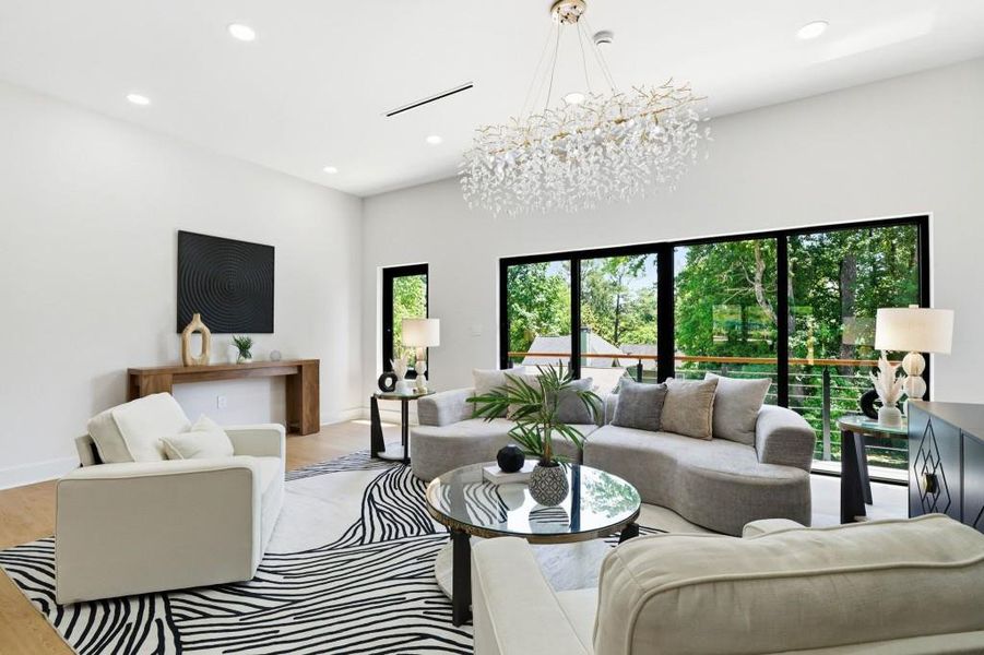 Furnished interior view inside a new home in , Decatur (Image 57).