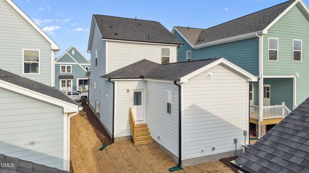 Back of the home