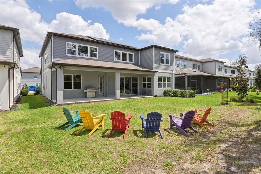 Exterior details and patio area of a home in , Riverview (Image 26).