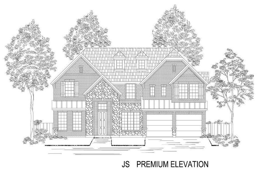 Representative rendering of the exterior for the Stonehaven F by First Texas Homes (Image 17). Representative rendering of the exterior for the Stonehaven F by First Texas Homes (Image 17).
