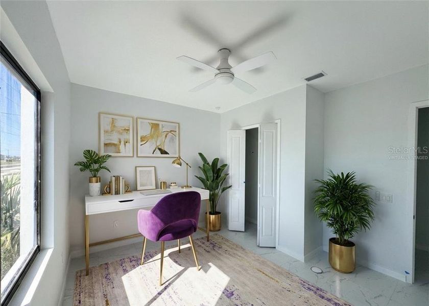 Furnished interior view inside a new home in , Cape Coral (Image 17).
