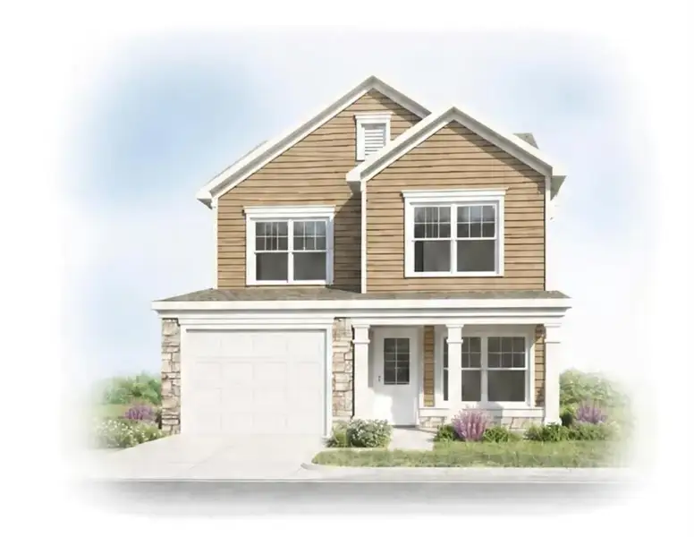 Exterior rendering of this home design in , Cartersville, GA (Image 1). Exterior rendering of this home design in , Cartersville, GA (Image 1).