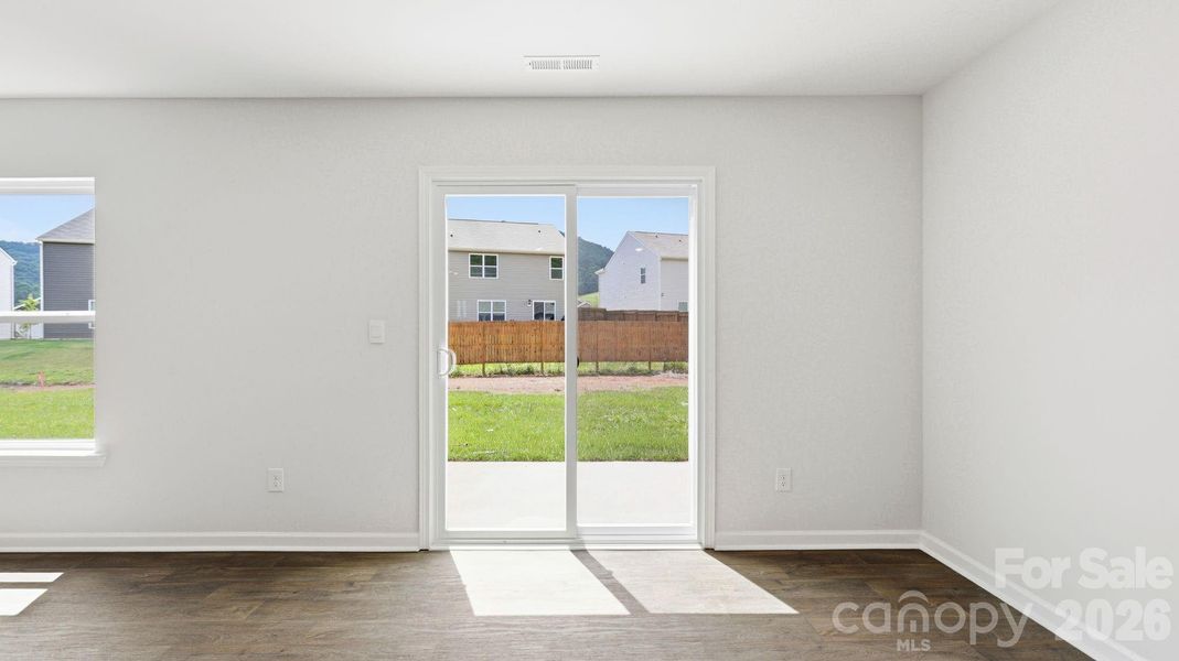 Spacious, unfurnished interior of a new home in Wildbrook Village, Waynesville (Image 18). Spacious, unfurnished interior of a new home in Wildbrook Village, Waynesville (Image 18).