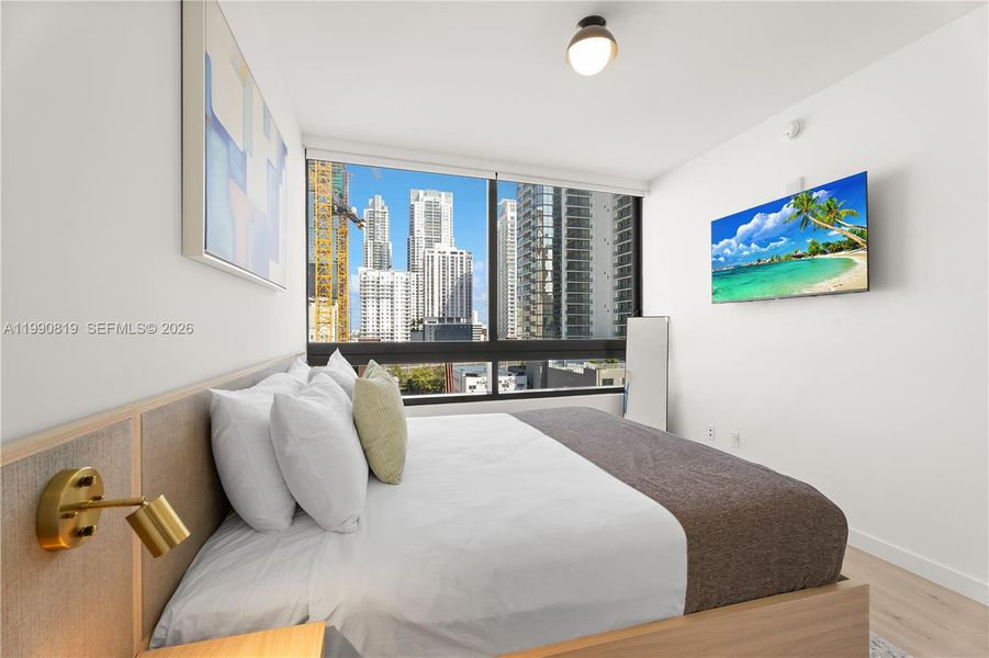 Furnished interior view inside a new home in , Miami (Image 29).