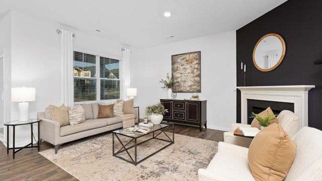 Furnished interior view inside a new home in Clark Creek Landing, Lincolnton (Image 11).
