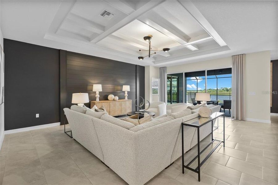 Furnished interior view inside a new home in Rye Ranch, Parrish (Image 6).