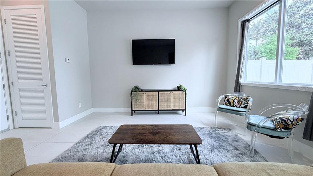 Furnished interior view inside a new home in , Reunion (Image 16).