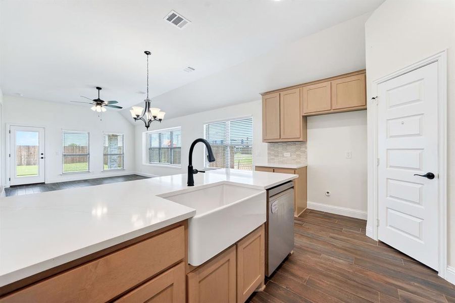 Furnished interior view inside a new home in Stone River Glen, Royse City (Image 14). Furnished interior view inside a new home in Stone River Glen, Royse City (Image 14).