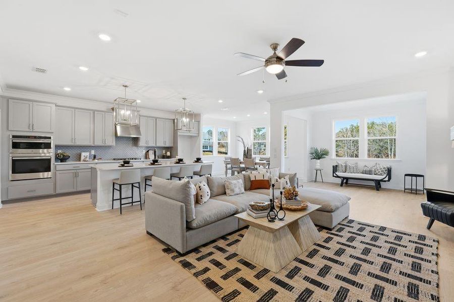 Furnished interior view inside a new home in Auburn Glen, Dacula (Image 11).