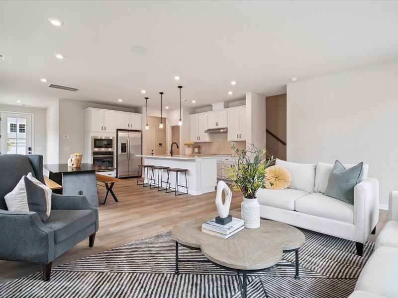 Furnished interior view inside a new home in Millstone, Cramerton (Image 12).
