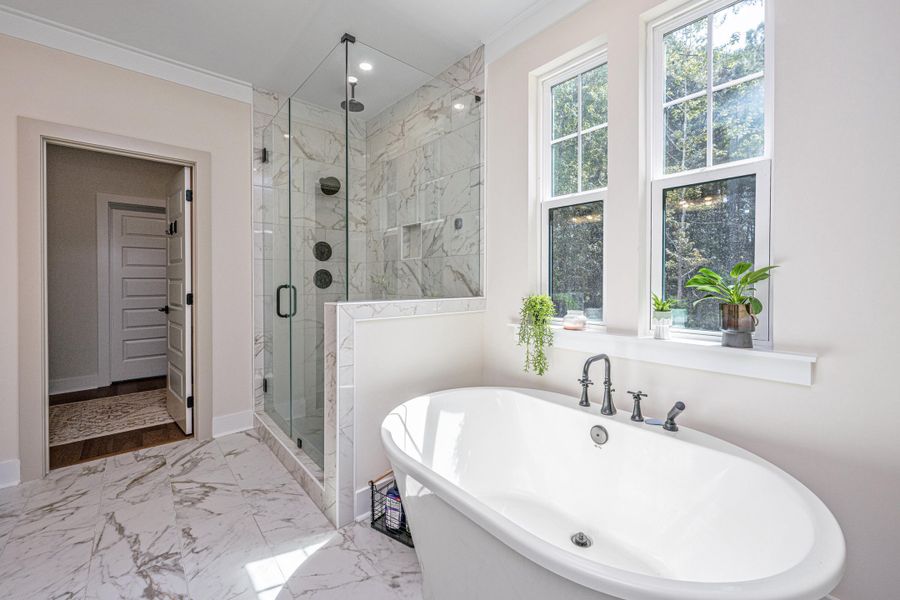 Furnished interior view inside a new home in , Awendaw (Image 27).