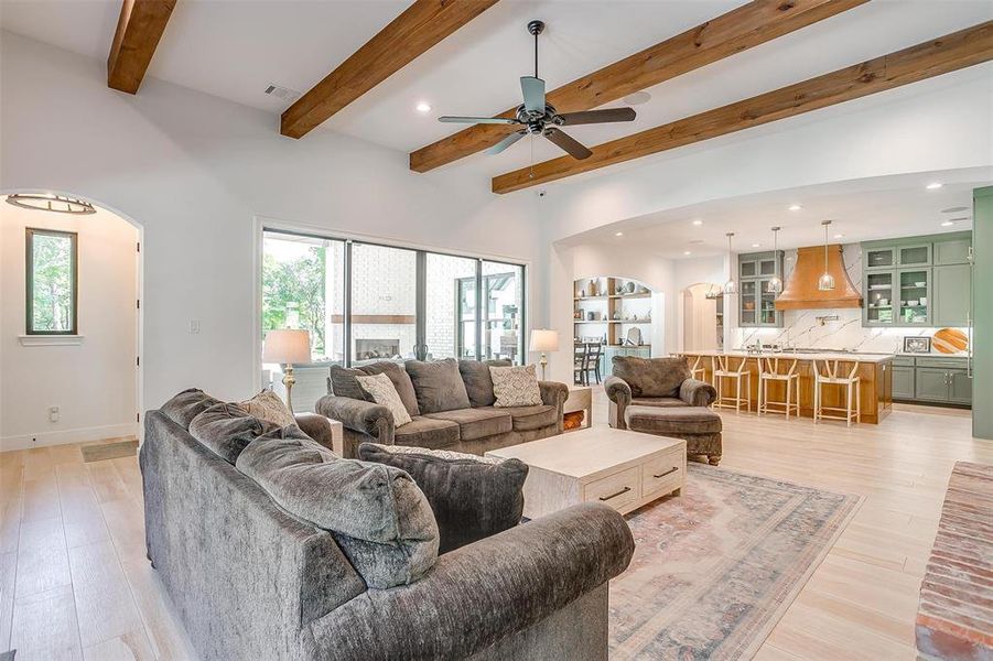 Furnished interior view inside a new home in , Aledo (Image 7).