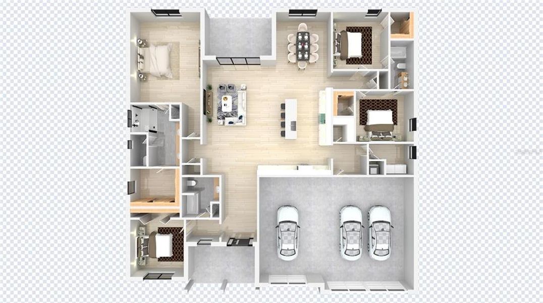 2D floor plan layout of this home in , Beverly Hills, FL (Image 7). 2D floor plan layout of this home in , Beverly Hills, FL (Image 7).