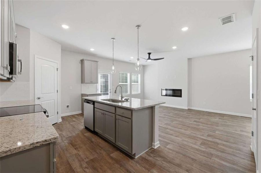 Furnished interior view inside a new home in Parkway James, Snellville (Image 6).