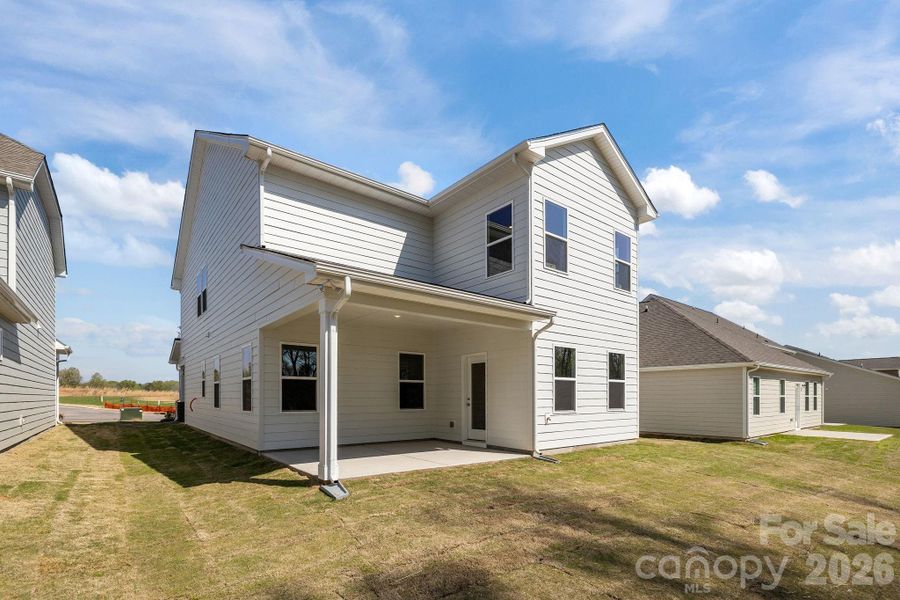 Exterior details and patio area of a home in McFarland Estates, York (Image 30).