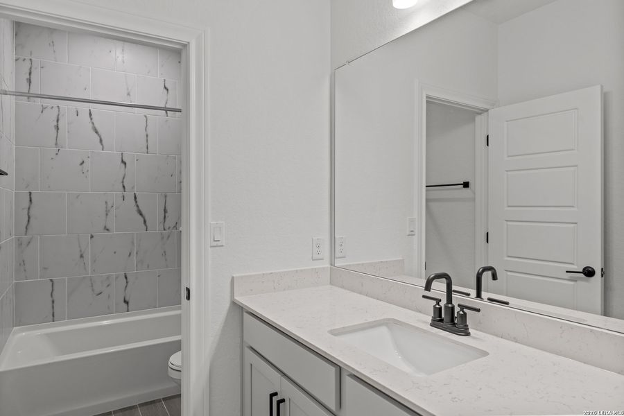 Furnished interior view inside a new home in Bison Ridge, San Antonio (Image 13).