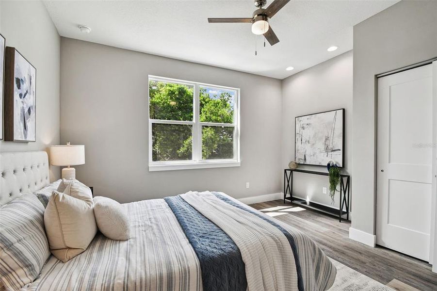 Furnished interior view inside a new home in , Tampa (Image 16). Furnished interior view inside a new home in , Tampa (Image 16).