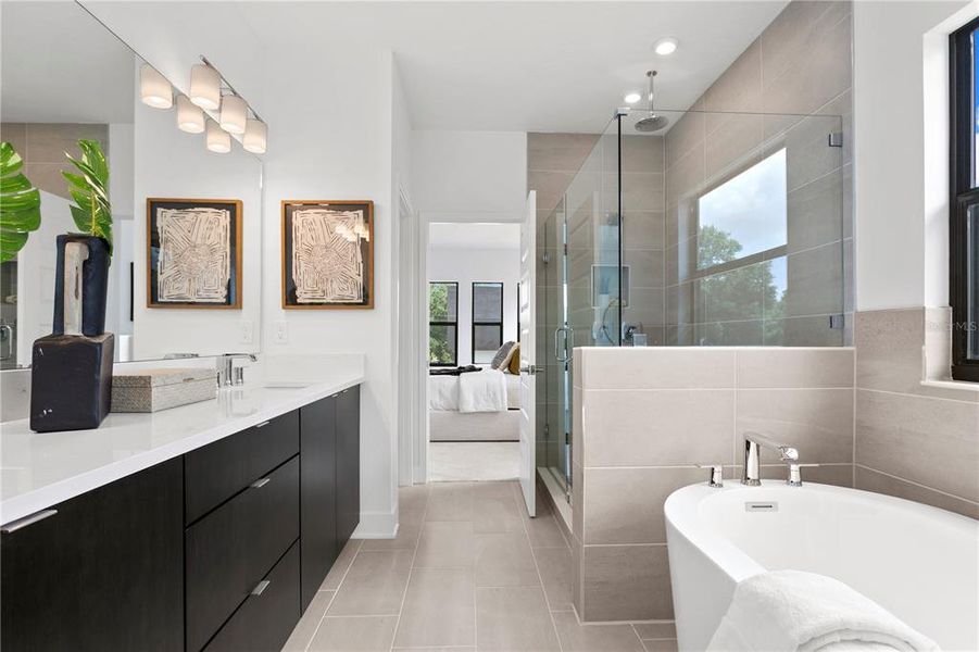 Furnished interior view inside a new home in , Tampa (Image 14).