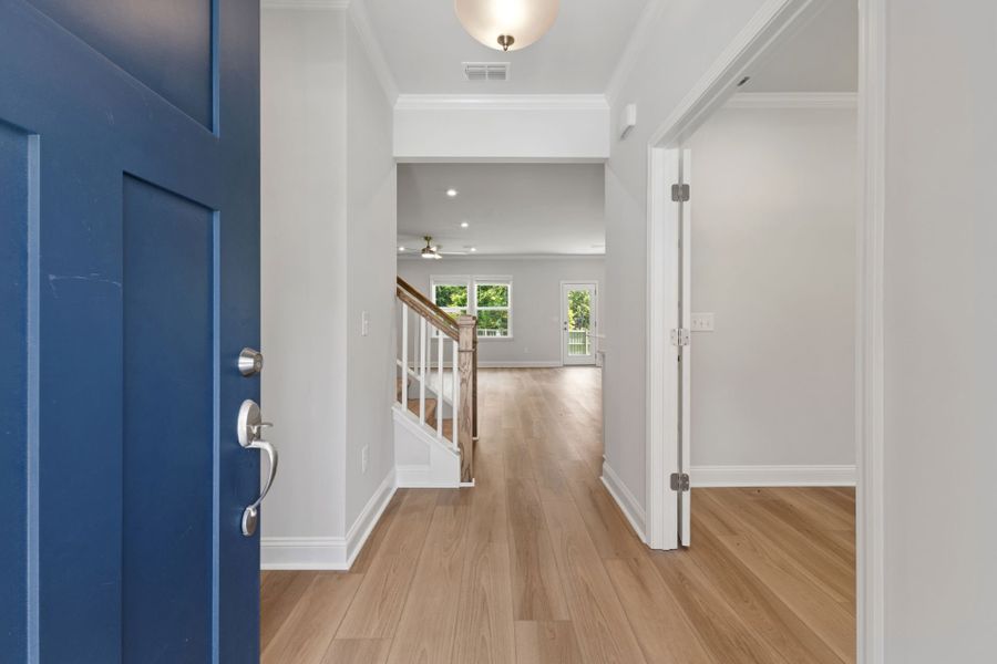 Spacious, unfurnished interior of a new home in Solserra, Shallotte (Image 11). Spacious, unfurnished interior of a new home in Solserra, Shallotte (Image 11).