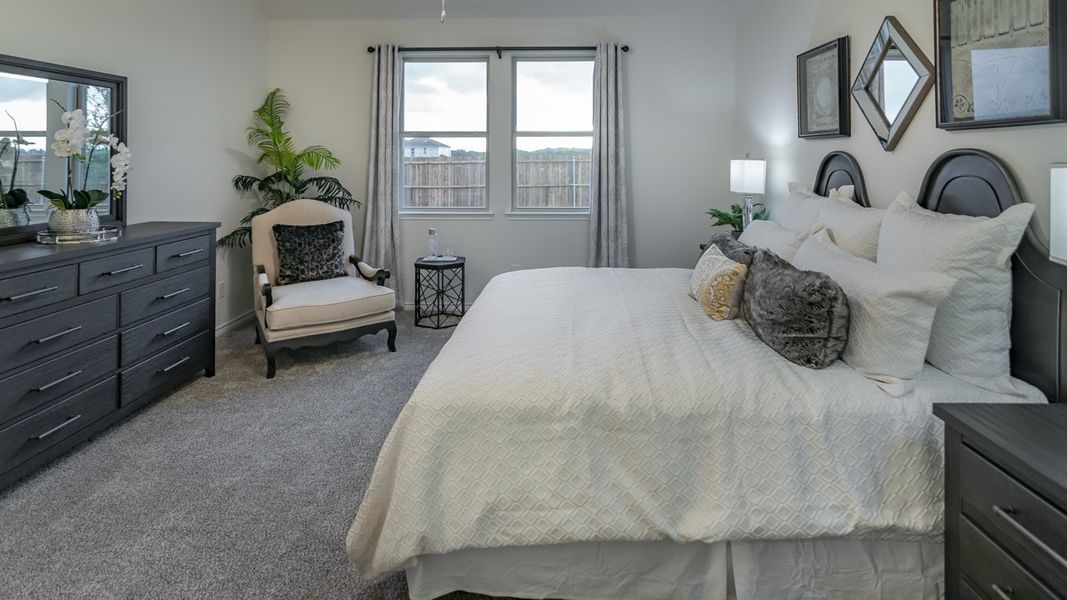 Representative furnished interior of a home built from the Copaiba by D.R. Horton in Windchime, Celina (Image 9).