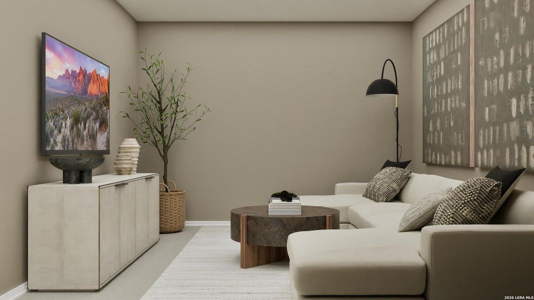 Furnished interior view inside a new home in Brookmill, San Antonio (Image 12). Furnished interior view inside a new home in Brookmill, San Antonio (Image 12).