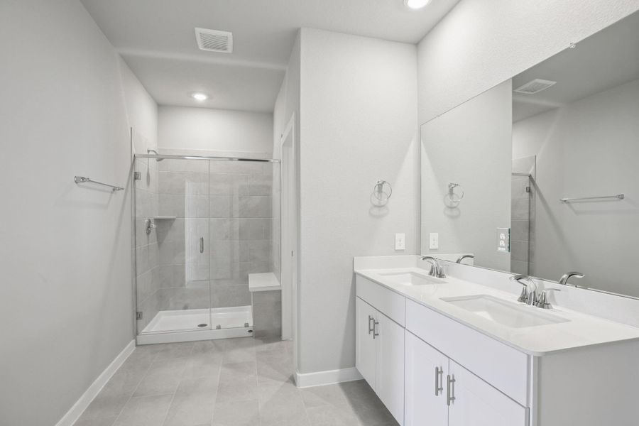 Furnished interior view inside a new home in Spring Brook Village - City Series, Houston (Image 10).