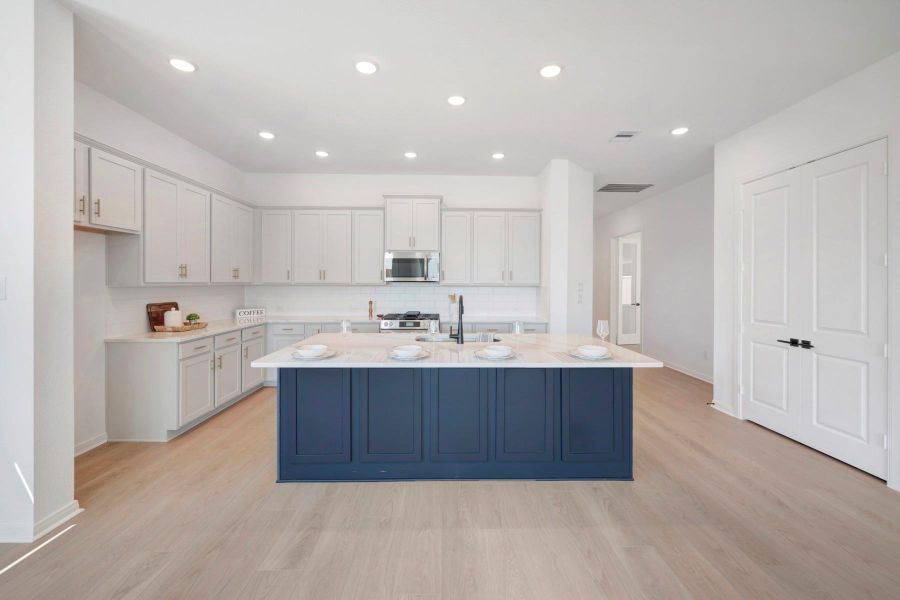 Furnished interior view inside a new home in Jordan Ranch - Terrace Collection, Fulshear (Image 12).