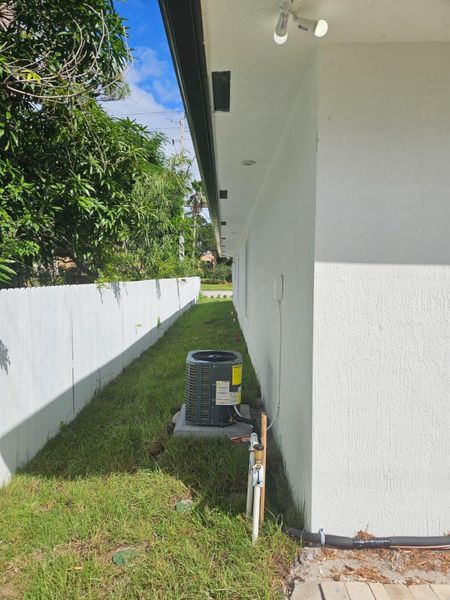 Exterior details and patio area of a home in , Delray Beach (Image 2). Exterior details and patio area of a home in , Delray Beach (Image 2).