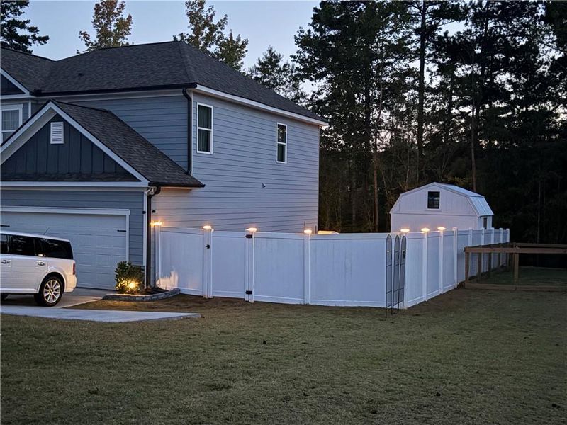 Exterior details and patio area of a home in , Toccoa (Image 31).