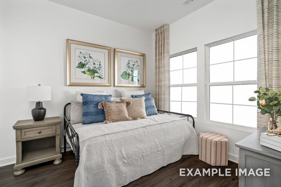 Furnished interior view inside a new home in The Towns at Red River, Gallatin (Image 10).