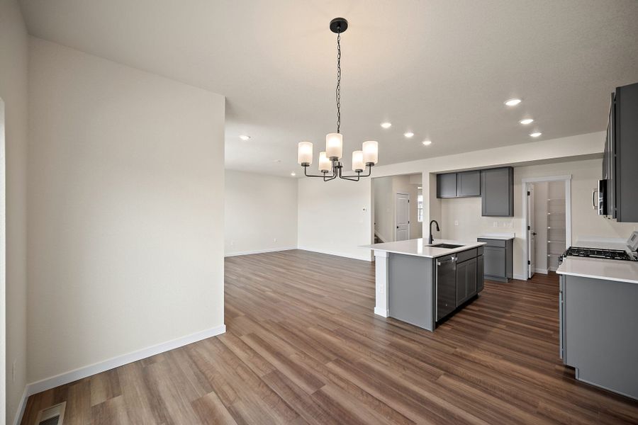 Spacious, unfurnished interior of a new home in Aspen Ranch, Fountain (Image 28). Spacious, unfurnished interior of a new home in Aspen Ranch, Fountain (Image 28).