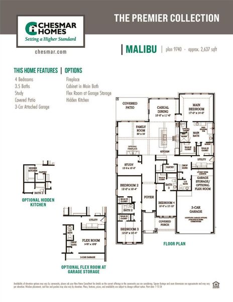 2D floor plan layout of this home in Briarley, Montgomery, TX (Image 5).