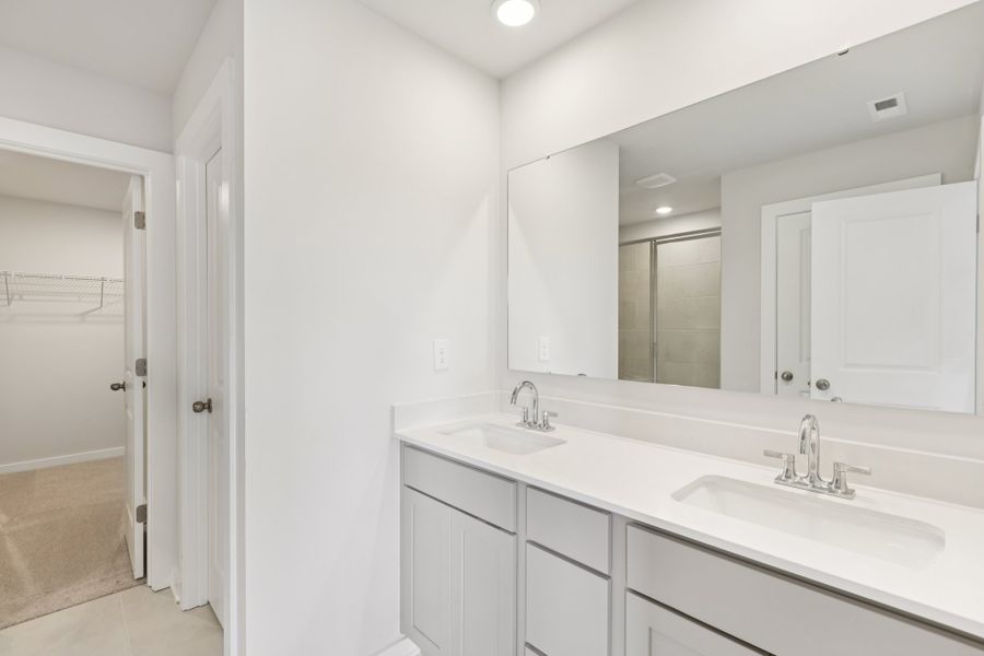 Centennial Primary Bath at Blue Sky Meadows in Monroe, NC