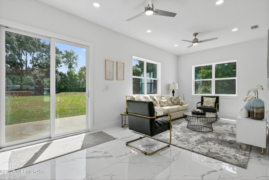 Furnished interior view inside a new home in , Jacksonville (Image 8).