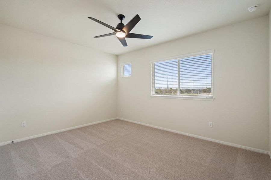 Spacious, unfurnished interior of a new home in Foxfield, Austin (Image 16). Spacious, unfurnished interior of a new home in Foxfield, Austin (Image 16).