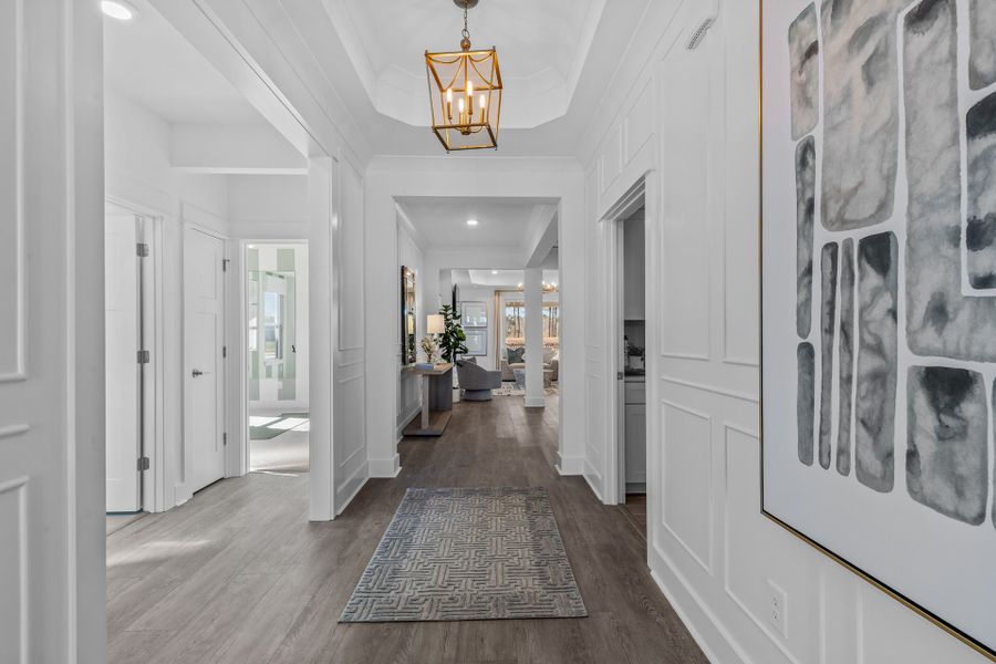 Representative furnished interior of a home built from the The Boardwalk by Chesapeake Homes in Coastal Club of the Carolinas, Calabash (Image 41).