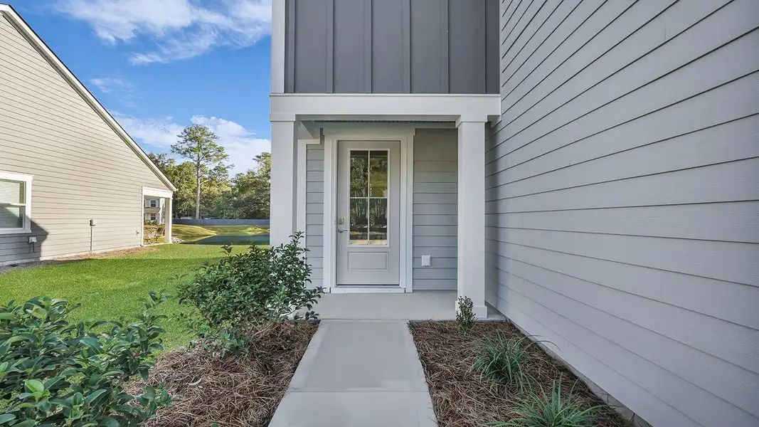 Exterior details and patio area of a home in Founders Corner, Summerville (Image 11).
