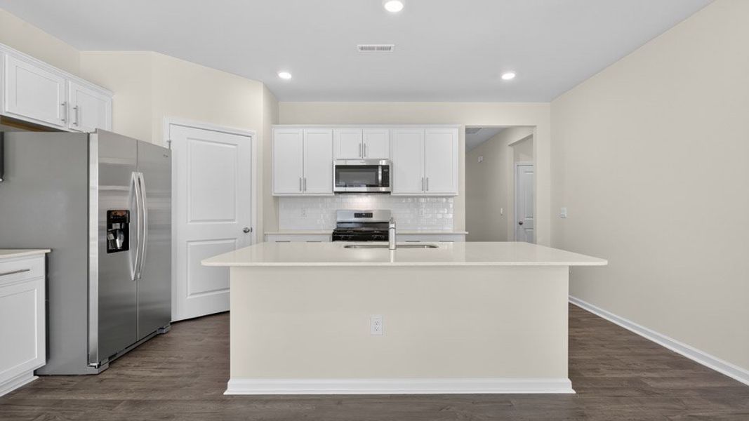 Furnished interior view inside a new home in Honeycutt Oaks, Angier (Image 6). Furnished interior view inside a new home in Honeycutt Oaks, Angier (Image 6).