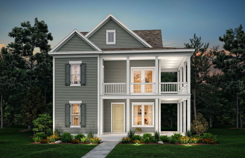 Representative exterior photo of a completed home built from the Violet by Pulte Homes in Heartwood, Richmond Hill, GA (Image 15).