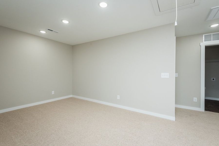 Representative unfurnished interior of a home built from the TH 1442 INT by Foundation Home Builders LLC in Stokesburg Road Townhomes, Walnut Cove (Image 18).