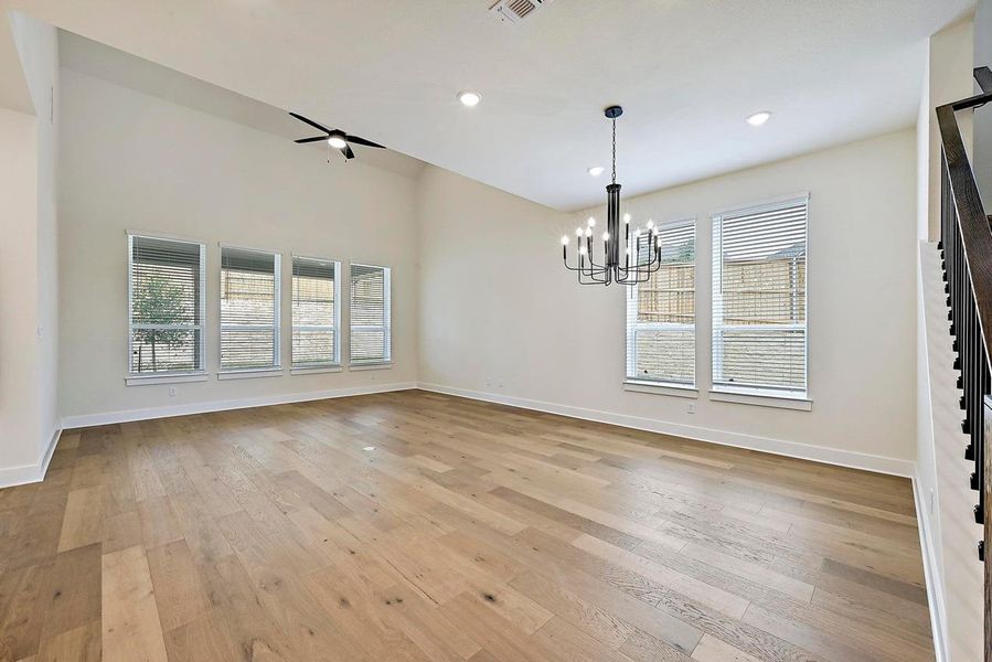 Spacious, unfurnished interior of a new home in Parkside On The River: 50ft. lots, Georgetown (Image 16). Spacious, unfurnished interior of a new home in Parkside On The River: 50ft. lots, Georgetown (Image 16).