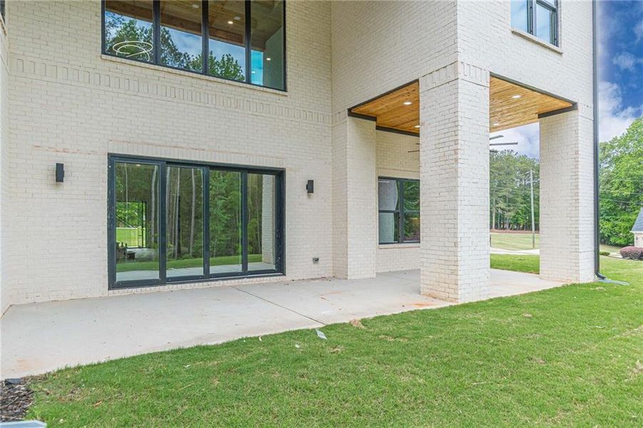 Exterior details and patio area of a home in , McDonough (Image 49).