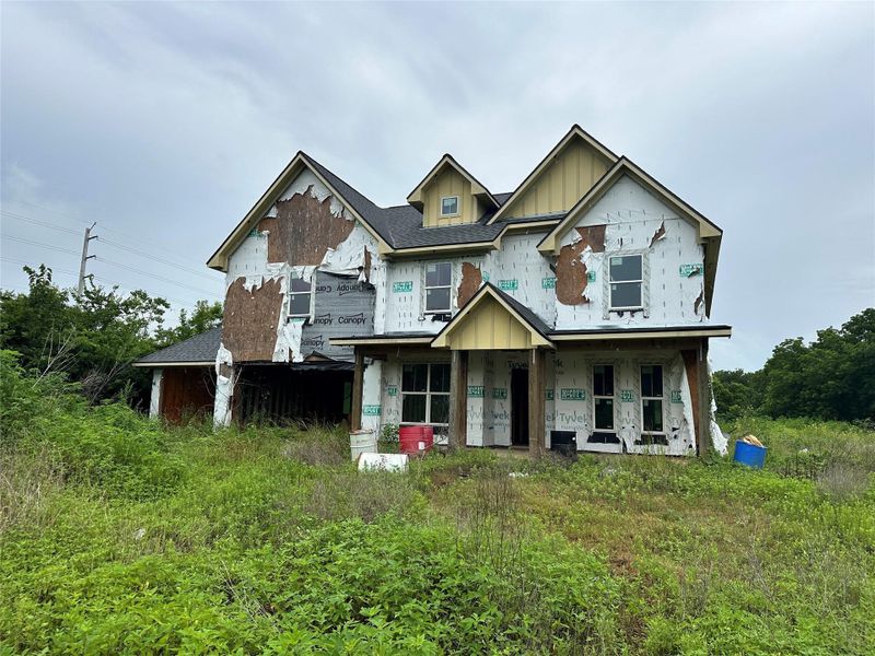 In-progress construction of a new home in , La Marque, TX (Image 19).