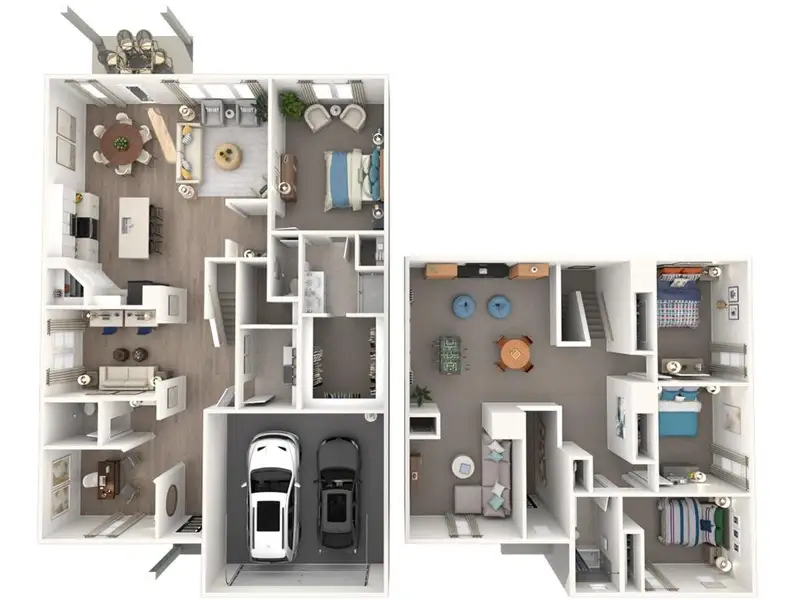 2D floor plan layout of this home in Simpson Crossing - Signature Series, McKinney, TX (Image 2). 2D floor plan layout of this home in Simpson Crossing - Signature Series, McKinney, TX (Image 2).