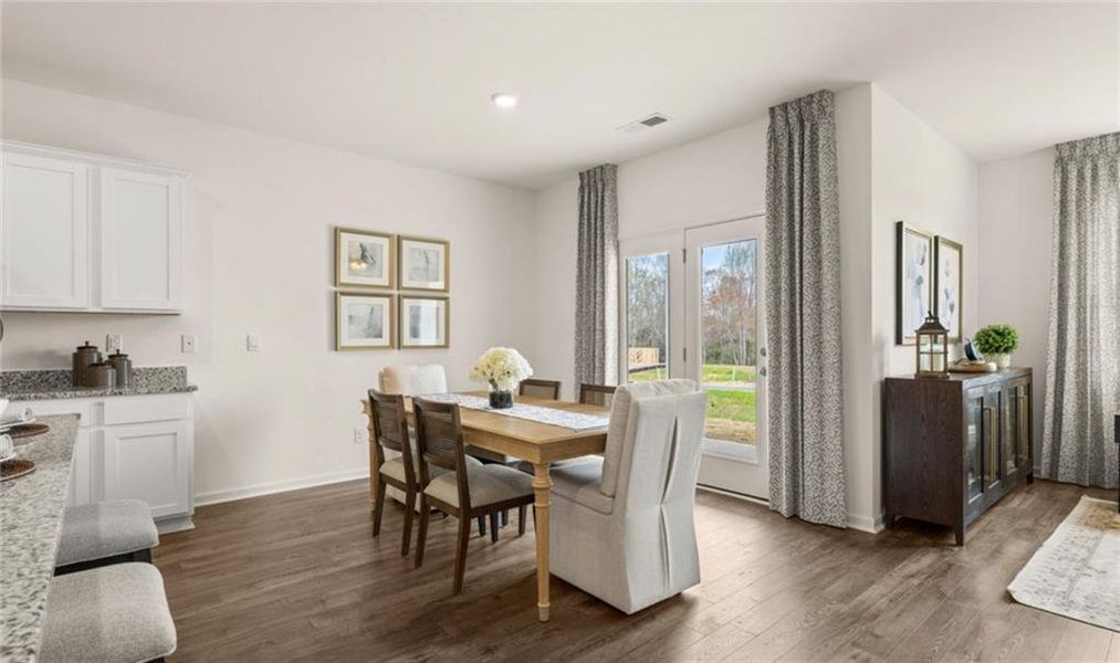 Furnished interior view inside a new home in Twin Lakes, Hoschton (Image 27).
