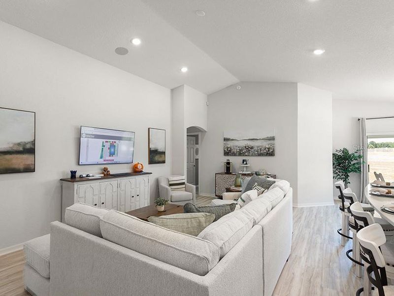 Furnished interior view inside a new home in Vista Trace, Belleview (Image 8).