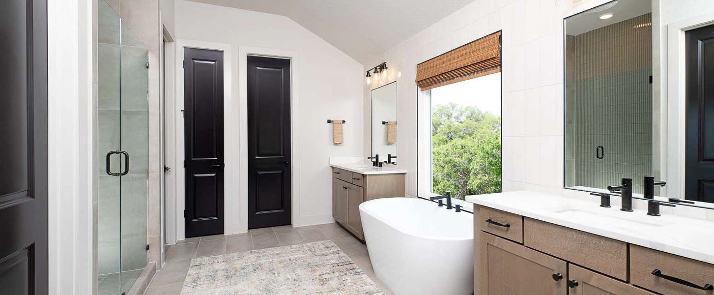 Representative furnished interior of a home built from the Comal by Ashton Woods in Saddlebrook Ranch, Schertz (Image 7).