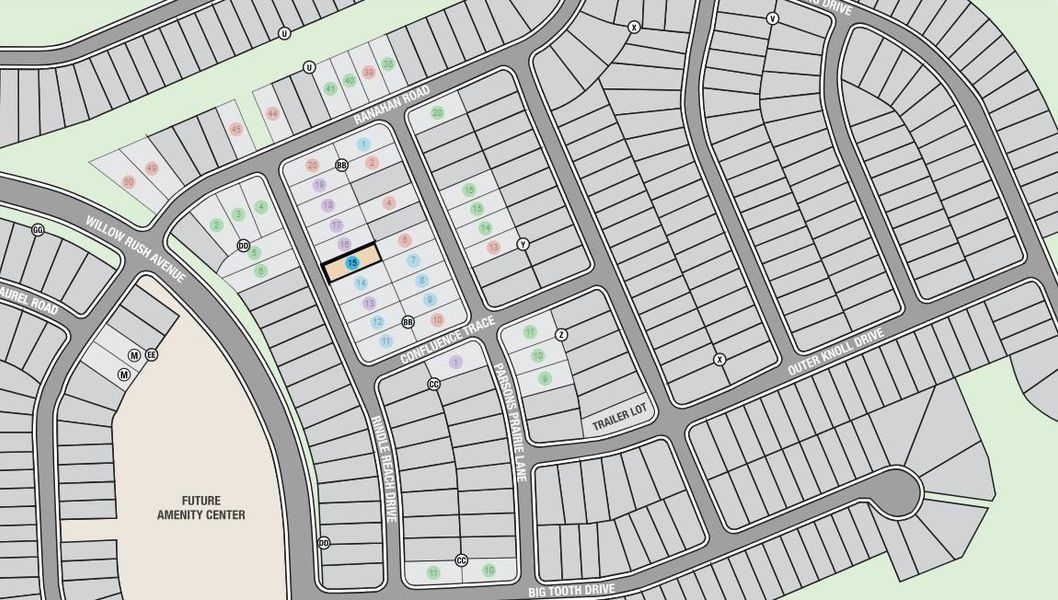 13211 Rindle Reach Drive Site Map