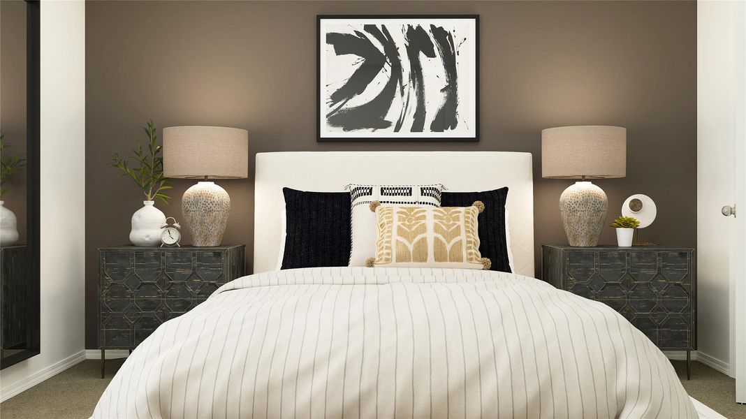 Furnished interior view inside a new home in Woodfield Preserve, Georgetown (Image 3).