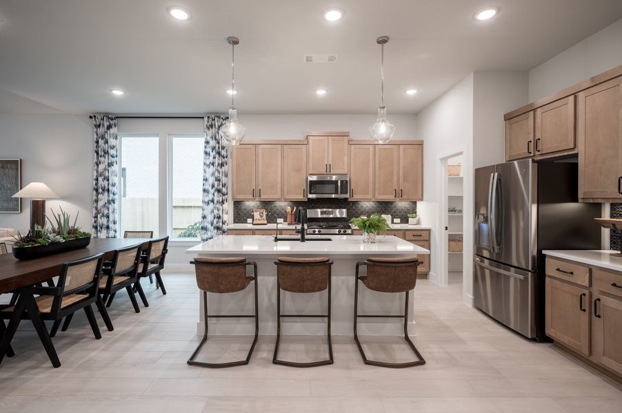 Representative furnished interior of a home built from the Falcon by Tri Pointe Homes in Trillium, Richmond (Image 36).